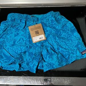 Women’s Patagonia Baggies Shorts Canopy Cover: Epic Blue size Small